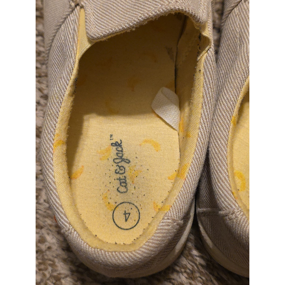 Cat and Jack Boys Tan Loafer Shoes Size 4 - Picture 2 of 8